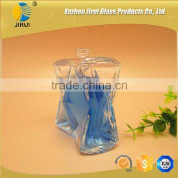 Unique Shape Clear Glass Perfume Bottle photo-2