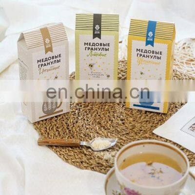 Flower Honey Granules Sweetener Organic Russian Honey Products photo-5