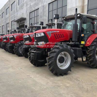 Excellent Quality 4wd Mini Farm Tractor With Front Ender Loader 4 in1 bucket with ce