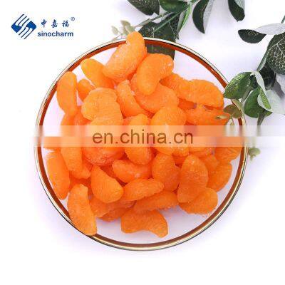 Sinocharm  orange segment L3-5cm Whole IQF Mandarin Orange  with BRC A Approved