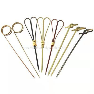 Party Picks Цепной сердечковый коктейльный зубчик из бамбука
