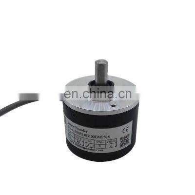 100ppr push pull  DC5-26V 8mm shaft GHS52-08G600BMP526 opical encoder for packing machine