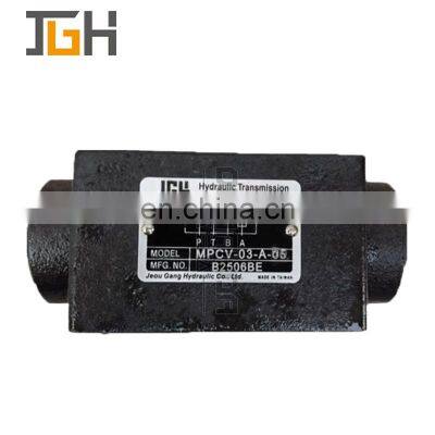 Spot Taiwan JGH Hydraulic Control Check Valve MPCV-02-A MPCV-02-B MPCV-03-W photo-5