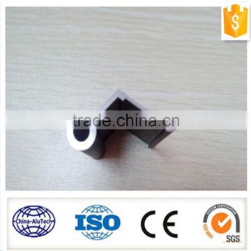 black powder coated angle aluminium profile to make door and windows