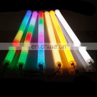 IP65 DMX RGB Led Pixel Tube Light 1M Color Change DMX RGB LED Digital Tube