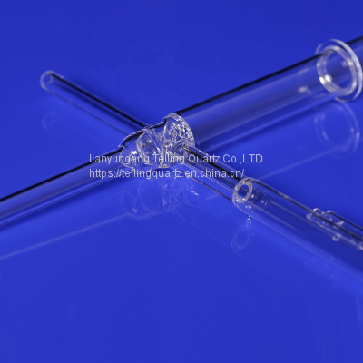 Cross-shaped Quartz Furnace Tube for Tube Furnace