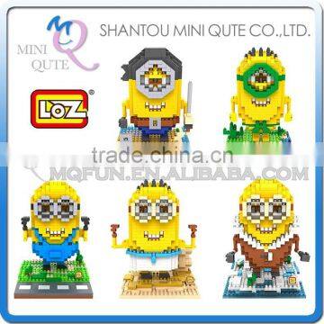 Mini Qute Kawaii LOZ 5 styles Cosplay despicable me despicable me dave talking action figure