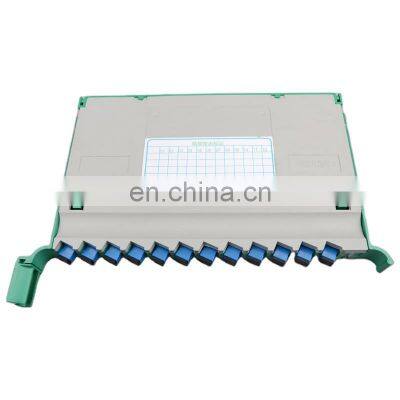 12 24 Core SC LC Port ABS Integrative Fiber Optic Splice Cassette Tray photo-5