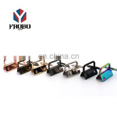 Quality Assuredc Decorative Custom Metal Key Fob Hardware Tail Clip With Keyring photo-5