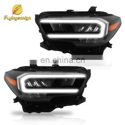 High Quality Doub Projector Auto Head Lamp For toyota tacoma 2020 model headlight