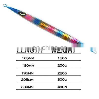 JOHNCOO Slow Pitch Jig Lure Vertical 150g 200g 250g 300g Jig Metal Fish Lure Fast Speed Sinking America Hot-Selling photo-2