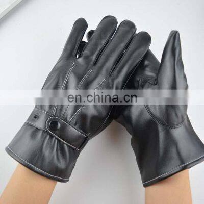 Wholesale Winter Warm Guantes De Cuero Para Moto photo-3