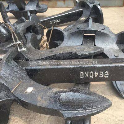 China Manufacturer Hall Anchor Stockless Mooring Anchor for Marine Ship Boat With BV DNV CCS Certificate photo-2