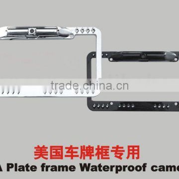 License Plate frame Rearview Camera for USA Cars, water proof design