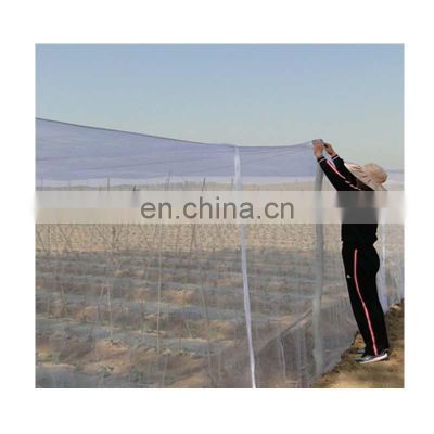 100% HDPE Agricultural Gardens Insect Net Mesh UV Resistant Transparent Anti Aphid Mosquito Hail Butterfly For Fruit and Farm