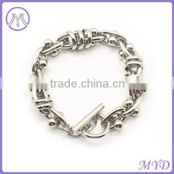 Stainless Steel Mens Jewelry chain Links Lock Bracelet