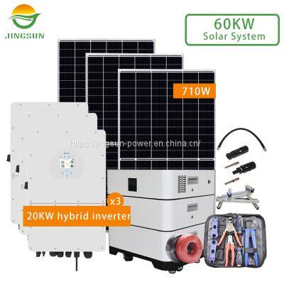 60KW Solar System 710W panels