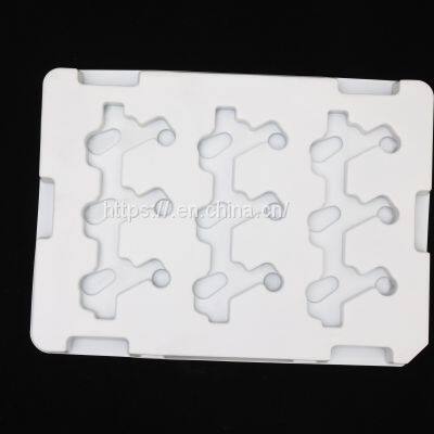 plastic packaging customized containers high-quality white PET blister trays vacuum forming supplier