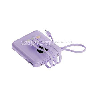 The New Fast Wireless Charging Power Bank With Cable 10000mah Large Capacity Mobile Power Supply photo-3