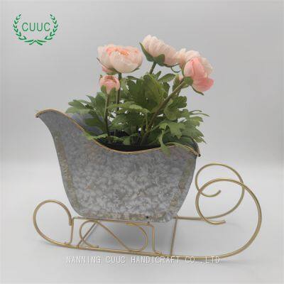 Christmas Sleigh Shaped Planter photo-2