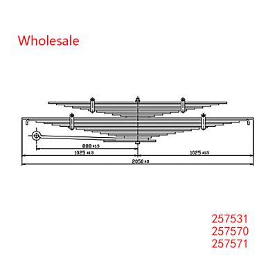 257531, 257570, 257571 Heavy Duty Vehicle Rear Wheel Spring Arm Wholesale For Volvo