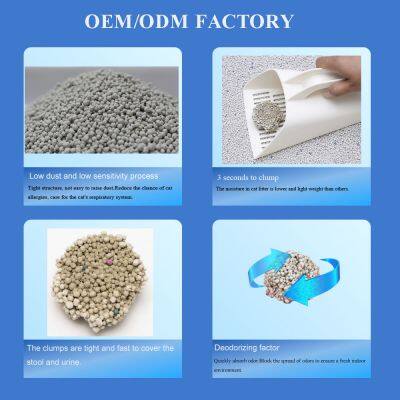 Less Dust and Strong Odor Control Bentonite Cat Litter photo-4
