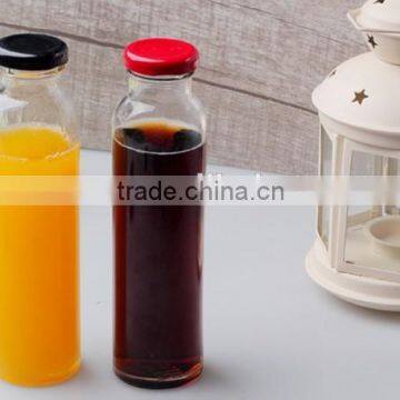 310ml beverage bottle / glass bottle with metal cap