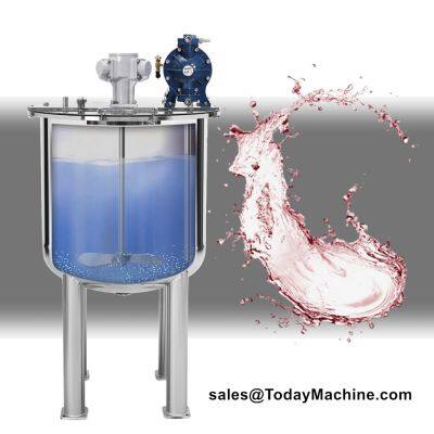 Stainless Steel Mixing Tank Liquid Chemical Food Blending Mixer Tank