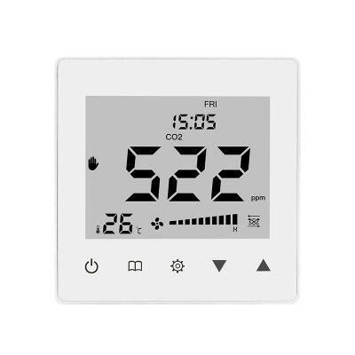 Регулятор вентилятора EC 0-10V с датчиками VOC, PM2.5 и функцией Wi-Fi, управление вентиляционной системой дистанционно через Tuya