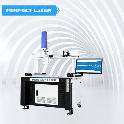 Perfect Laser 50w 100w seamless splicing large size Raycus IPG  JPT fiber laser marking engraving machine price