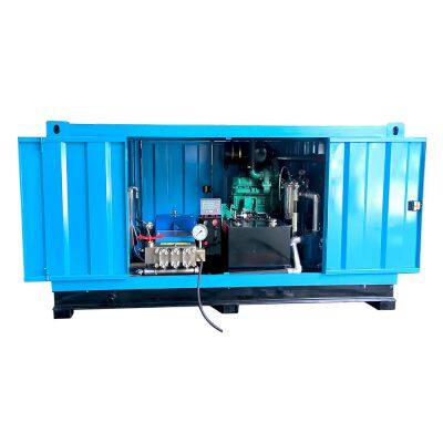 Customizable Diesel Electric Fuel High Pressure Water Jetting Machine 1000Bar Metal Construction New Used Engine Motor