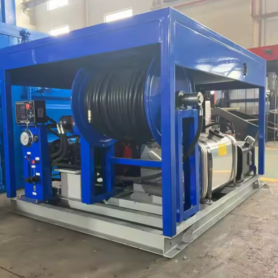 Diesel Hydro Blasting Machine 240bar 170L/min Sewerage Drain Cleaning Machine