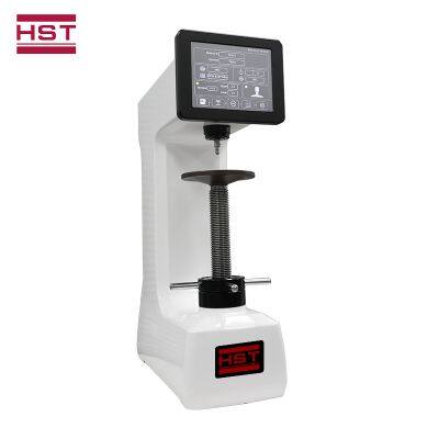 HST Touch Screen Rockwell Hardness Tester with Printer Load Cell Loading Electronic Driven HRS150T Hardness Tester for Factory