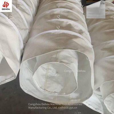 Антистатический телескопический тканевый мешок для бортового перекрытия, телескопический износостойкий канвасный трубопровод для цемента