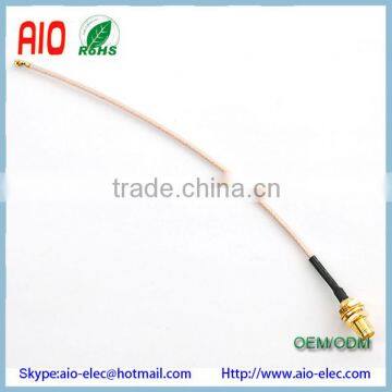 SMA female bulkhead connector to uFL female Terminal connector RF antenna Adapter Cable