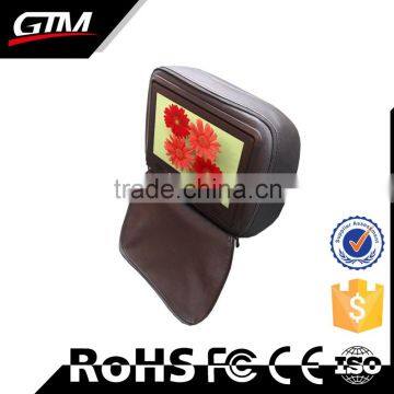 taxi headrest advertising android 3g/4g wifi capacitive touchscreen advertise video music GPS digital signage display