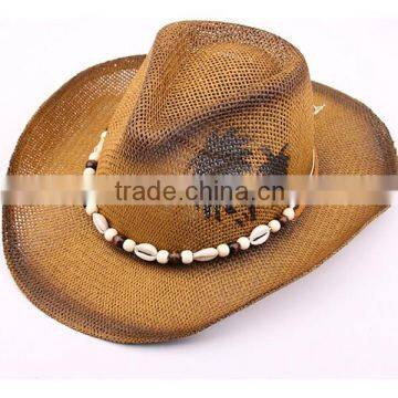 2015 Unisex Top quality mexican sombreros bulk straw cowboy hats mens Straw Beach Hat for sale