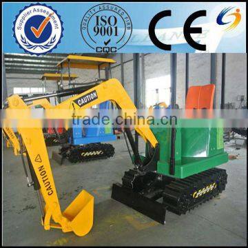 outdoor games machine children excavator/amusement park rides excavator for children