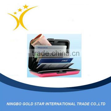 Portable metal cardcase plastic cardcase