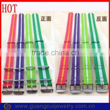 Hot sale best quality colorful nylon watch bands