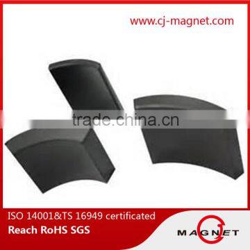 arc shape permanent ferrite magnet