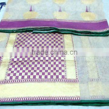 Handloom tissue net saree