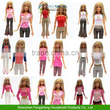 Newest Handmade Blouse With Trousers Pants For Doll Doll Clothes photo-4