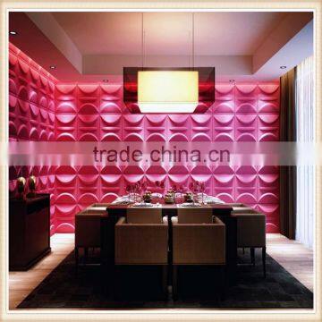 Interior decorative cheap PVC wall panel 3d