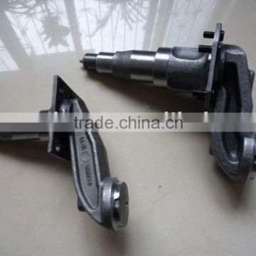 Trailer axle drop straight spindle