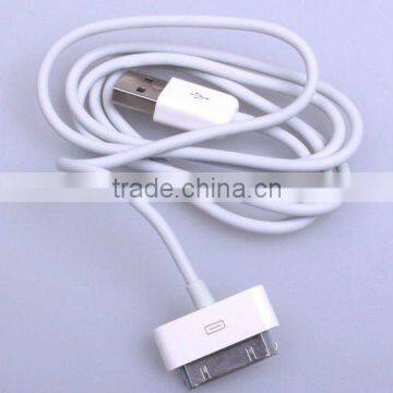White USB Mobile Date Cable for Iphone