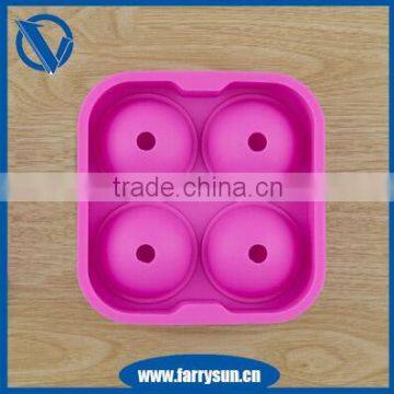 2015 Best selling silicone ice ball tray mold/ sphere ice ball molds/large ice ball mold