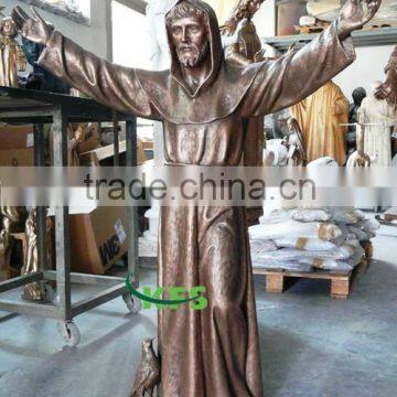 Bronze famous Jesus statue