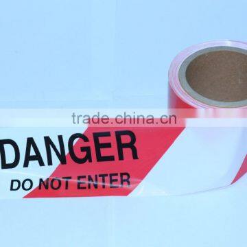 Danger Tape Red With Black Words DANGER DO NOT ENTER on the PE Film SGS and TUV Certification Danger Tape photo-2