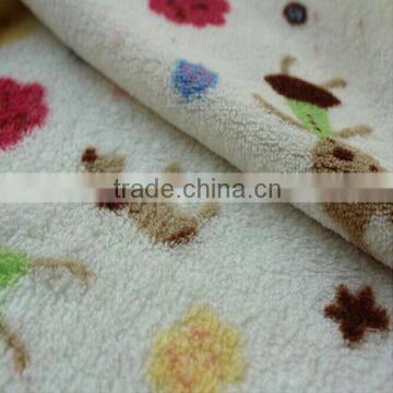 cheap super soft 100% polyester baby blanket fabric